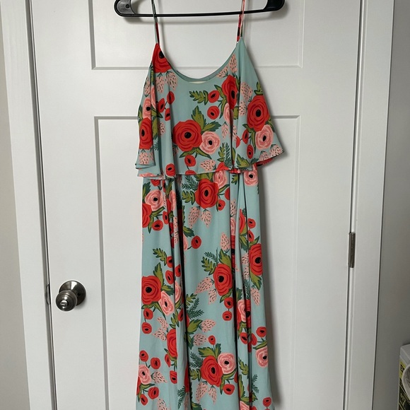 Paper Crown Dresses & Skirts - Paper Crown x Rifle Paper Co Floral Midi Dress